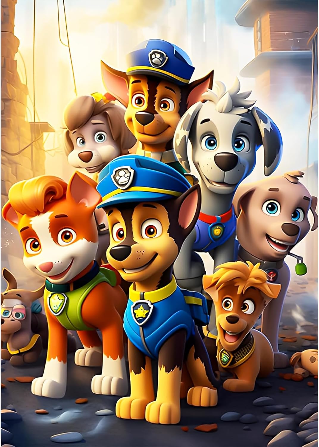 Paw Patrol Glitzernde Helden – Diamond Painting Bild